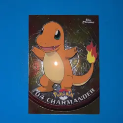 Topps Chrome Pokemon Series 1 Charmander, Charmeleon, & Charizard - Image 2