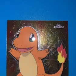 Topps Chrome Pokemon Series 1 Charmander, Charmeleon, & Charizard - Image 3