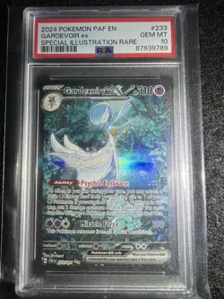 POKEMON PSA 10 2024 SV Paldean Fates Gardevoir ex 233/091 SIR *1286 - Image 1