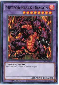 Yugioh - Meteor Black Dragon LDS1-EN013 1st Edition - Legendary Duelists: Season - Image 1