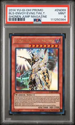 Yu-Gi-Oh! Black Luster Soldier Envoy of Evening Twilight JUMP-EN069 LE PSA 9 - Image 1