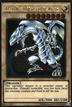 Yu-Gi-Oh! - Blue-Eyes White Dragon 2015 PGL2-EN080 Gold Rare Unlimited - Image 1