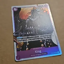 One Piece King (ST04-004/49) Starter Deck 04 Animal Kingdom Pirates NM FOIL TCG - Image 2