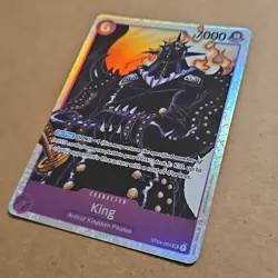 One Piece King (ST04-004/49) Starter Deck 04 Animal Kingdom Pirates NM FOIL TCG - Image 3