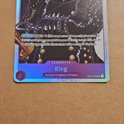 One Piece King (ST04-004/49) Starter Deck 04 Animal Kingdom Pirates NM FOIL TCG - Image 5