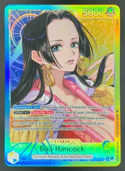 Boa Hancock One Piece The Azure Sea's Seven OP14-041 Alt Art Leader - Image 1