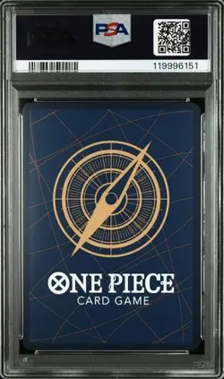 One Piece Silvers Rayleigh 2025 JPN OP11-A Fist of Divine Speed Alt Art #005 PSA - Image 2