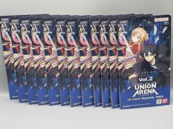 Union Arena TCG Sword Art Online Vol. 2 Booster Pack Lot of 12 - Image 1