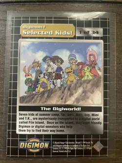 Upper Deck 1999 Digimon Selected Kids Exclusive Preview Card 1 of 34 - Image 4