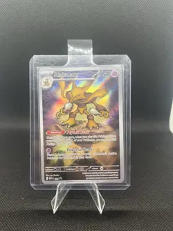 Pokemon Alakazam 2025 Mega Evolution ETB Black Star Promo Card New - Image 1