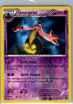 Gourgeist 57/146 Reverse Holo XY Base Set - Pokemon Card - NM - Image 1