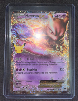 Pokemon TCG Celebrations Classic Collection Mewtwo EX 54/99 Card NM-M - Image 1