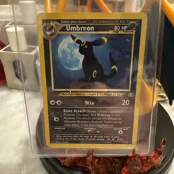 Pokemon TCG Umbreon Neo Discovery Holo Rare Card 13/75 WOTC Vintage - Image 1