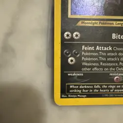 Pokemon TCG Umbreon Neo Discovery Holo Rare Card 13/75 WOTC Vintage - Image 4
