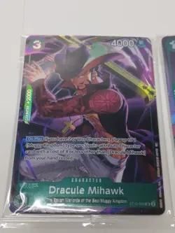 One Piece Illustration Box Vol 4 Promo Cards - Perona & Dracule Mihawk Sealed NM - Image 4
