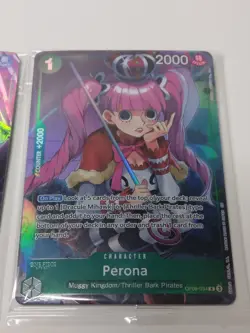 One Piece Illustration Box Vol 4 Promo Cards - Perona & Dracule Mihawk Sealed NM - Image 5