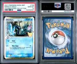 Pokemon Mimikyu SWSH136 Delta Species Celebrations Black Star Promo Card PSA 10 - Image 3