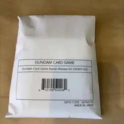 Bandai Gundam Card Game Starter Release Kit 03 [SKIT-03] Sealed - Image 1