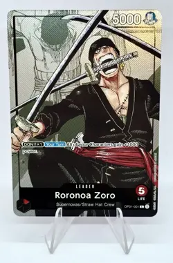 Roronoa Zoro - OP01-001 (Alternate Art) - One Piece Promotion Cards (OP-PR) - Image 1