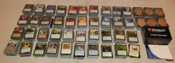 3200+ bulk MTG cards; common, uncommon, rare, foil, and land cards. - Image 1