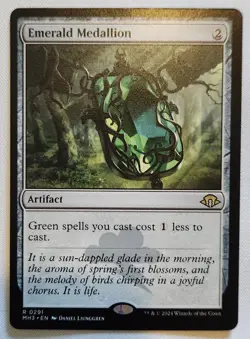 MTG [x1] Emerald Medallion [x1] Modern Horizons 3 M/NM - Image 1