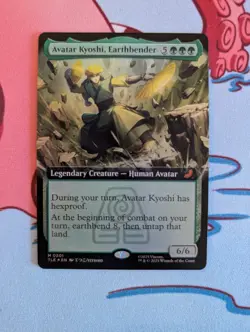 Avatar Kyoshi, Earthbender (Borderless) Avatar: TLA - Foil - NM - 201 - Image 1
