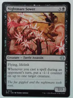 Nightmare Sower *Uncommon* Magic MtG x1 Lorwyn Eclipsed - Image 1