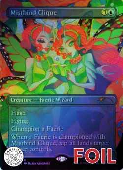 MTG Mistbind Clique (116) | NM Foil | Secret Lair Faerie, Faerie... {SLD} - Image 1