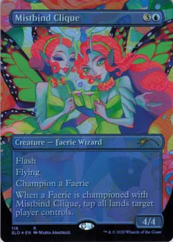 MTG Mistbind Clique (116) | NM Foil | Secret Lair Faerie, Faerie... {SLD} - Image 2