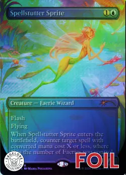 MTG Spellstutter Sprite (117) | NM Foil | Secret Lair Faerie, Faerie... {SLD} - Image 1
