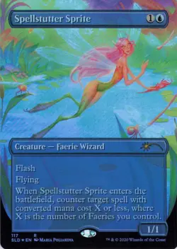 MTG Spellstutter Sprite (117) | NM Foil | Secret Lair Faerie, Faerie... {SLD} - Image 2