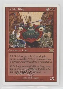 Goblin King Magic: 6th Edition #185 1999 - Image 1