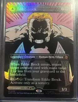Magic: The Gathering Eddie Brock & Venom Borderless Foil #233 - Image 1