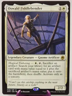 MTG - Oswald Fiddlebender #028 - Adventures in the Forgotten Realms AFR Jinkz - Image 3