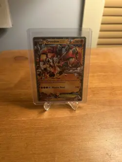 Pokemon TCG XY - Primal Clash #85/160 Groudon EX Holo LP - Image 1