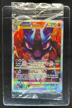 2019-2023 Pokemon SWSH Black Star Promos Lucario VST Sealed #SWSH291 - Image 1