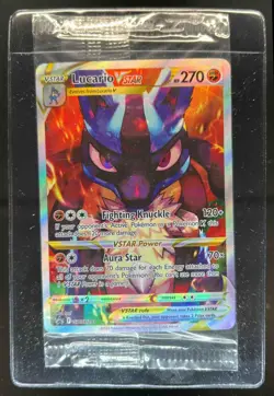 2019-2023 Pokemon SWSH Black Star Promos Lucario VST Sealed #SWSH291 - Image 1