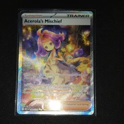 Pokemon Acerola's Mischief Me01 Mega Evolution 183/132 Illustration Rare Holo T. - Image 1