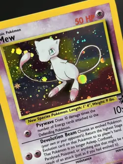 MEW Pokemon Card - WOTC Promo - Black Star - #9 - HOLO - NM (E) - Image 5