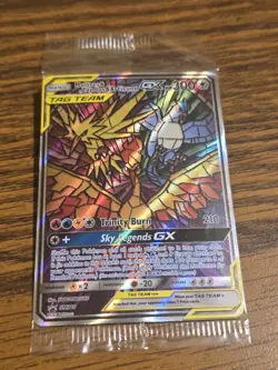 Moltres Zapados Articuno GX Tag Team SM210 Factory Sealed Pokemon TCG Promo Card - Image 2