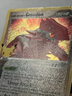 Team Magma's Groudon - 9/95 - Pokemon Celebrations Classic Collection Heavy Play - Image 5