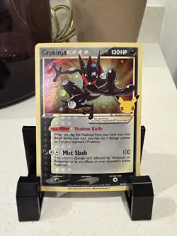 SWIRL 💫 Celebrations Greninja Gold Star Promo SWSH144 Pokemon TCG NM Sealed - Image 1