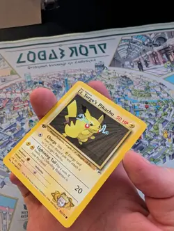 Lt. Surge's Pikachu 81/132 1st Edition Gym Heroes LP+ Vintage WOTC - Pokemon TCG - Image 3