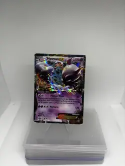 Pokemon Mewtwo EX TCG Ultra Rare Holo Card 61/162 XY Breakthrough - Image 1