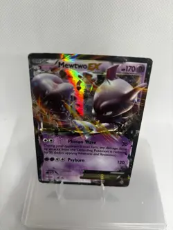Pokemon Mewtwo EX TCG Ultra Rare Holo Card 61/162 XY Breakthrough - Image 2