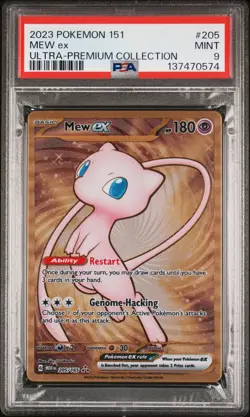 2023 POKEMON 151 ULTRA-PREMIUM COLLECTION #205 MEW EX PSA 9 - Image 1