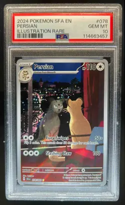 2024 Pokemon Shrouded Fable IT Persian #078/064 PSA 10 - Image 1