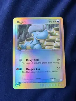 Pokemon TCG Bagon 50/97 EX Dragon E-Reader Reverse Holo - LP 🌈 - Image 1