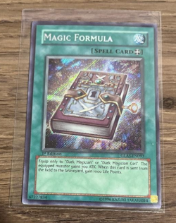 SECRET RARE Yu-Gi-Oh MAGIC FORMULA 1st Edition GLAS-EN093 - Image 1