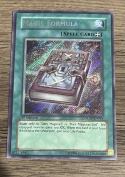 SECRET RARE Yu-Gi-Oh MAGIC FORMULA 1st Edition GLAS-EN093 - Image 4